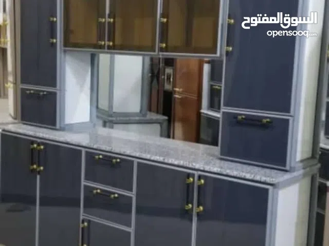 دولاب مطابخ المنيوم حديثيه وجميع الانواع والتشكيلات والمقسات الحديثيه به انواعه وتشكيلات ولوازم