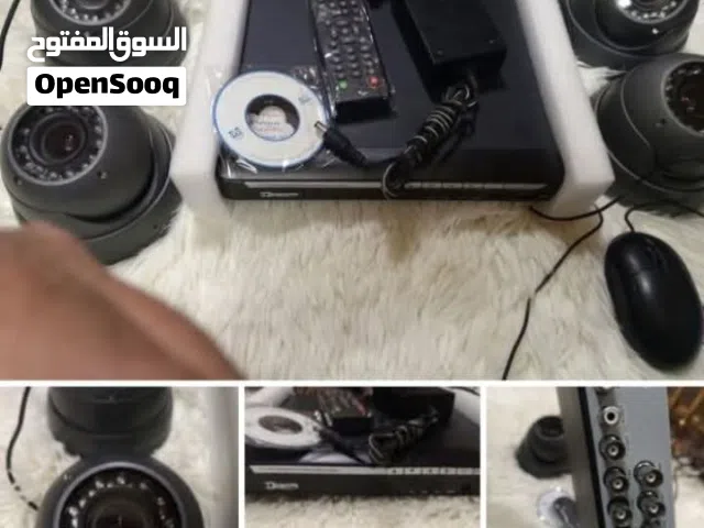 نضام كمرات مراقبه جهاز دريم 8 مداخل 4كمرات كوري معدن حديد محول مع اسلاك