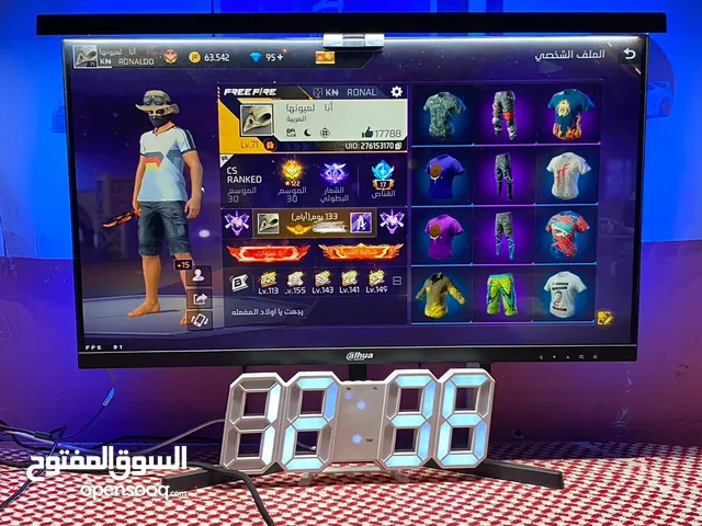 حساب فري فاير نادر بسعر حرق