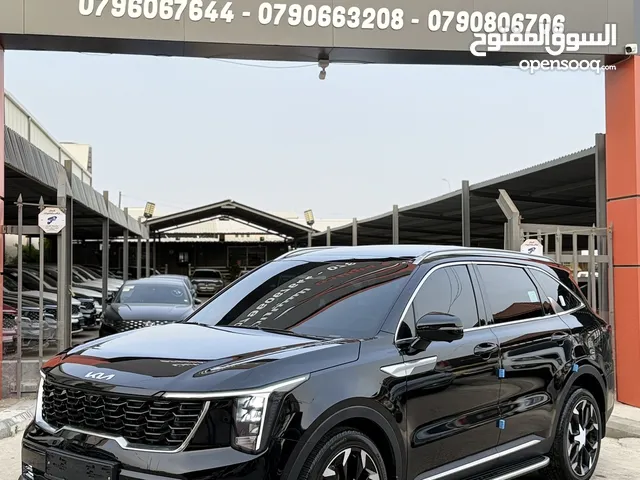 كيا سورينتو 2024 هايبرد فل اضافات اعلى صنف بريميوم بلس برستيج فحص كامل لون اسود