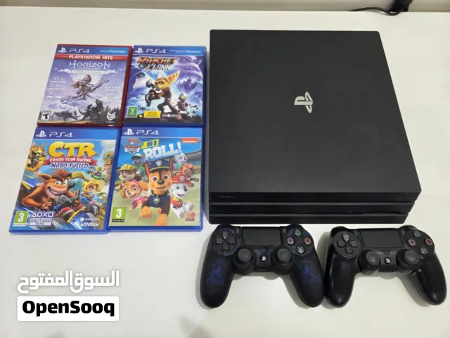 PS4 Pro 1tb in great condition with two controllers and four games