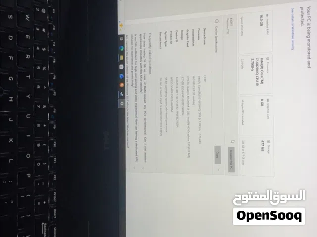 Dell 7710 workstation عليه كرت شاشه 8 جيجا