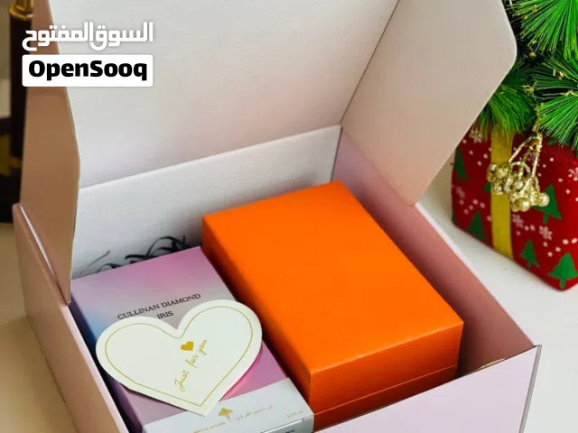 بوكس ساعة مع سوار مع سكارف رجالي