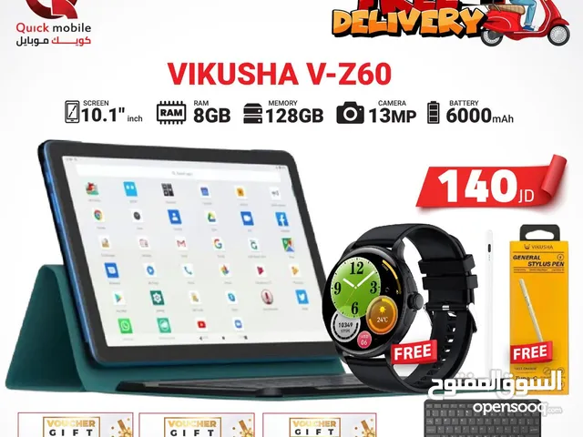 VIKUSHA TAB Z60 ( 128GB ) / 8 RAM NEW /// تابلت فيكوشا زد 60 128 جيجا الرام 8 الجديد