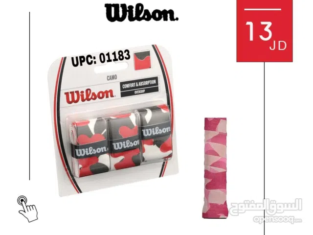 هاند جريب ويلسون الأصلي (Wilson Overgrip) من أهم الإكسسوارات اللي لازم تكون مع أي لاعب تنس