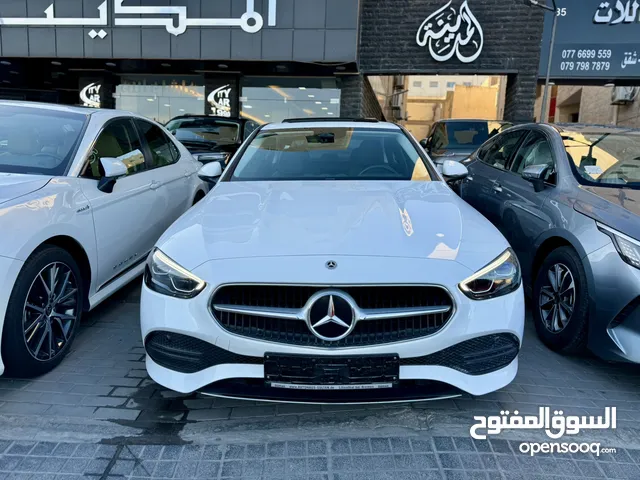 مرسيدس C180 ميلد هايبرد 2023 فحص كامل جمرك جديد وارد المانيا كاملة الأضافات كاش او اقساط