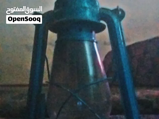 فانوس كاز قديم و بلورة كاز مع قزازة