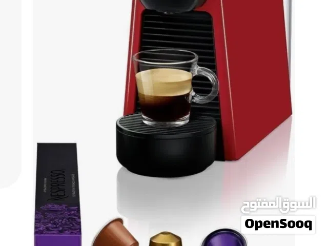 ماكينة قهوة اسبريسو احمر