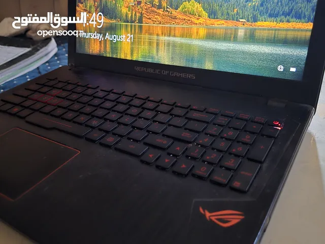 لابتوب اسوس ROG للبرامج والعاب الثقيلة
