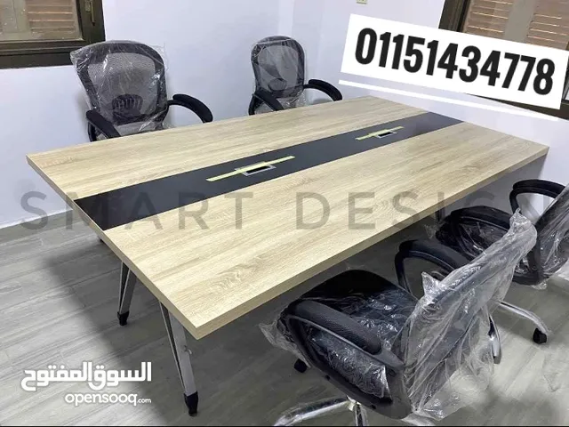 ترابيزه اجتماعات خشب mdf اسباني مستورد  متوفر جميع الالوان والمقاسات