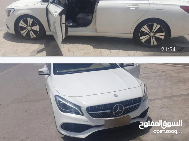 نوع السياره: مرسيدس cla250 موديل: 2017 اللون: ثلجي+داخل بيج واسود سبوورت المسافة المقطوعة:  100 اللف