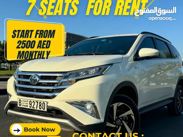 TOYOTA RUSH 2024 7 SEATS FOR Rent