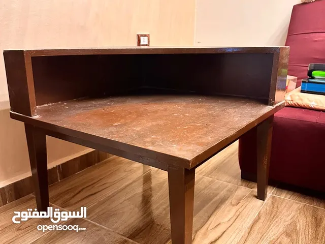 ترابيزه تلفزيون ركنه خشب زان استعمال خفيف