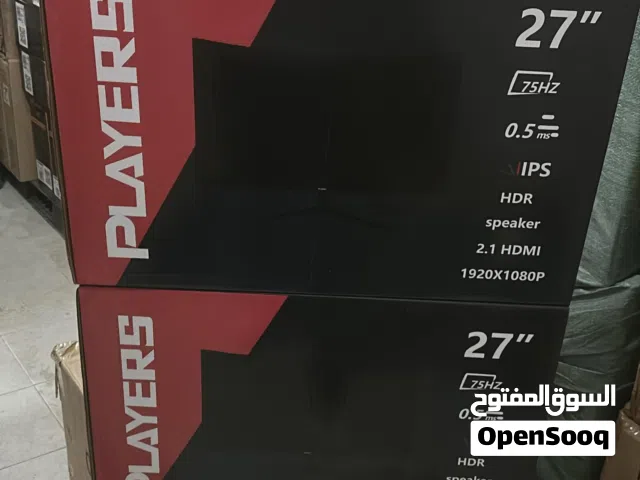 PLAYERS 27" 75HZ FHD CURVED MONITOR ( LIMITED QUANTITY)