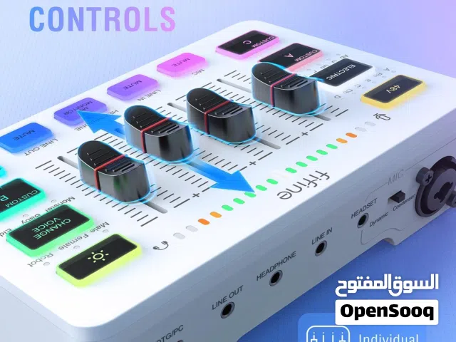 مكسر احترافي للالعاب والبث FIFINE Gaming Audio Mixer