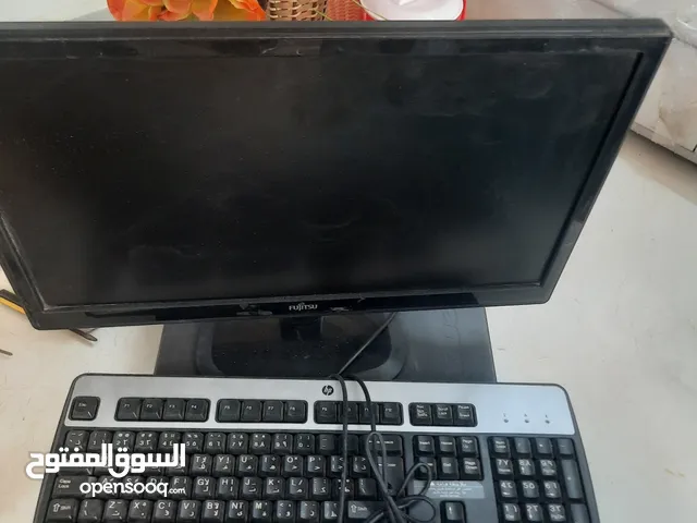 Lenovo pc  and Fujitsu monitor