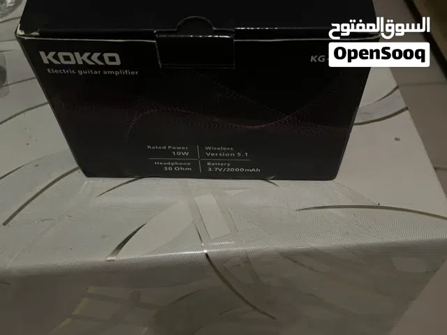 جيتار كهربائي مع جميع مستلزمات الصوت بالكرتونه جديد