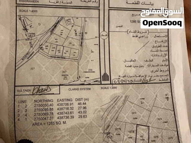 ارض زراعيه بموقع ممتاز