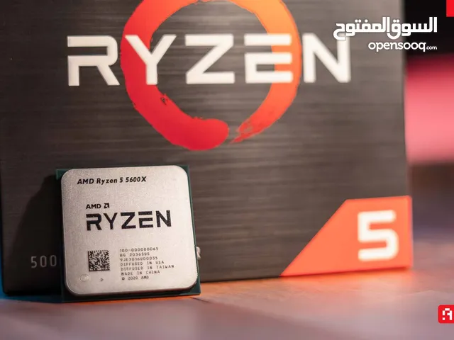 معالج Ryzen 5 5600x جديد استخدام اقل الشهر