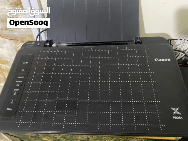 طابعة Canon PIXMA TS304 بحالة الوكالة - تدعم Wi-Fi
