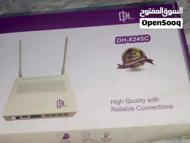 راوتر ضوئي للبيع جديد مستخدم فقط سبوعين شرط الفحص والتشغيل نضيف ما مستخدم هواي سعره بل سوك 40 ورايده