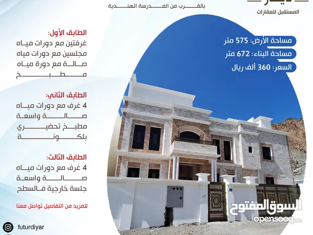 672 m2 More than 6 bedrooms Townhouse for Sale in Muscat Darsait