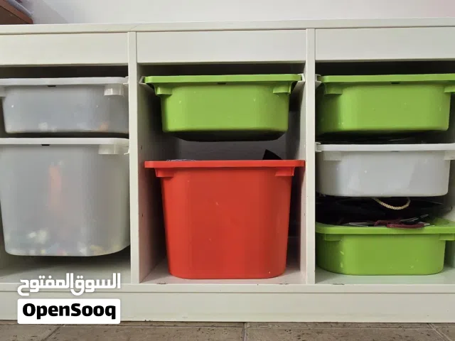 Ikea Trofast kids storage rack with multicolored storage drawers BD18
