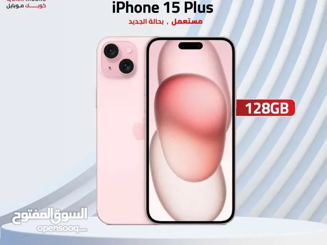 IPHONE 15 PLUS ( 128GB ) USED /// ايفون 15 بلس ذاكرة 128 مستعمل وكاله