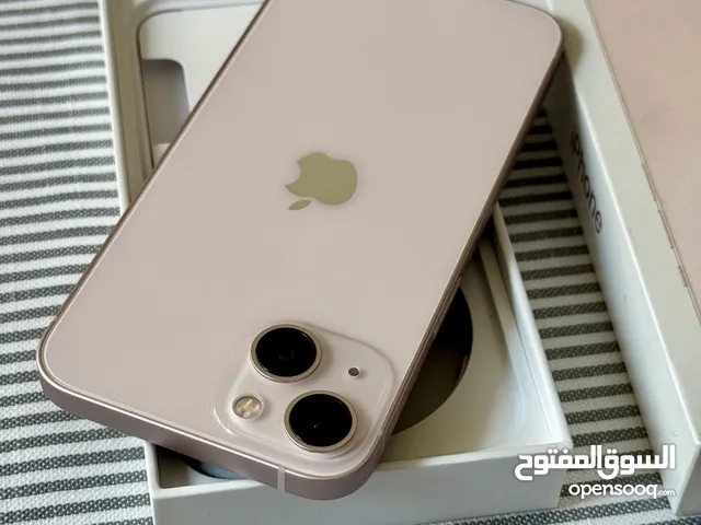 iPhone 13 pink 128GB used like new 250JD