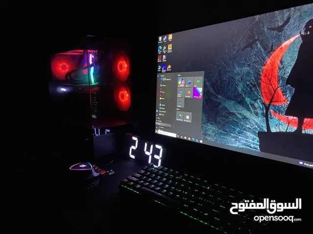 PC FOR SELL بي سي للبيع مستعمل فتره بسيطه مع ضمان سنه على جميع القطع
