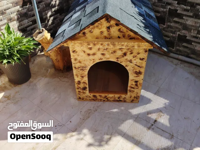 بيت للكلاب او القطط أحجام وأشكال مختلفه معزول ومكفول