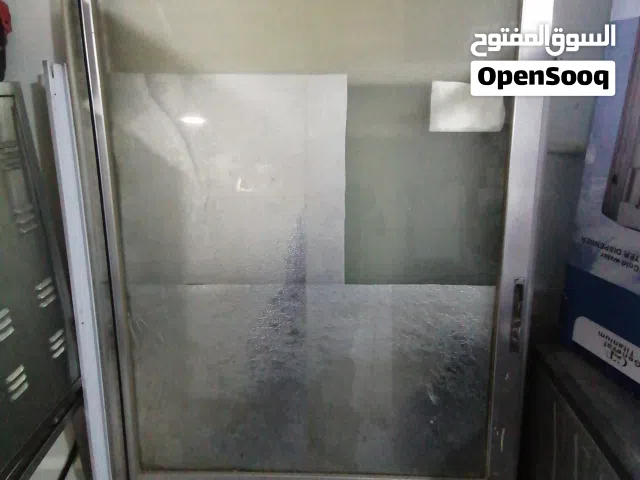 باب المنيوم سحاب ضرفتين مقاس مترين بمترين مع سكاكا كامل جاهز للتركيب