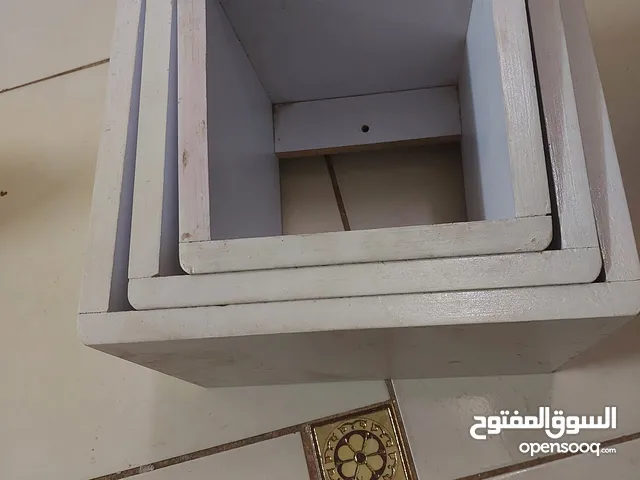 ارفف جدارية 3 قطع لون ابيض