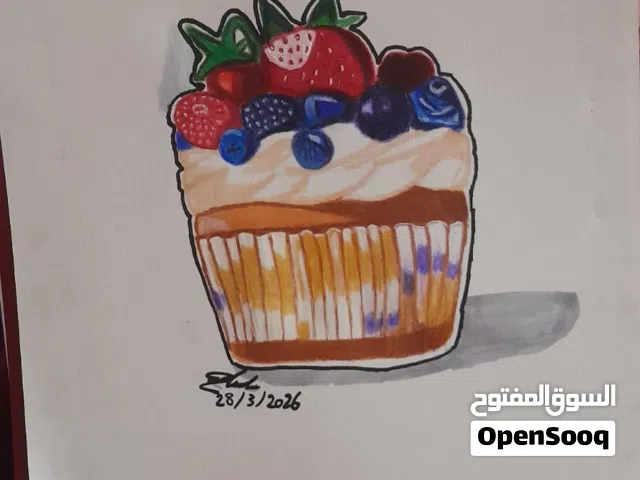 رسم بألوان ماركر كحولي