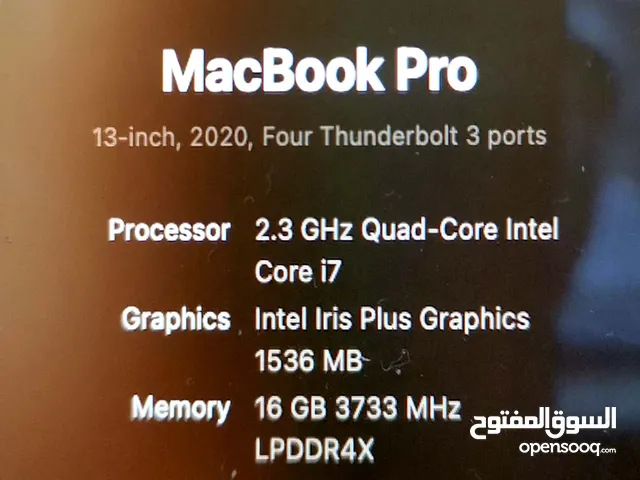 MacBook Pro 2020 Grey with touchbar