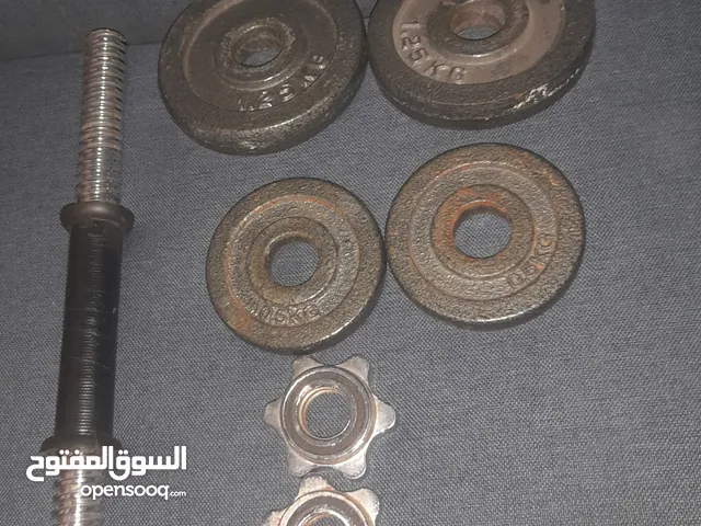 مجموعه دمبل للبيع 1.25 4حبات _______ 0.5 4 حبات ________