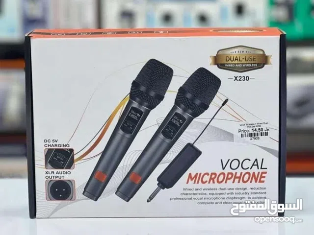 Vocal Wireless + Wired Dual Mics Set.
