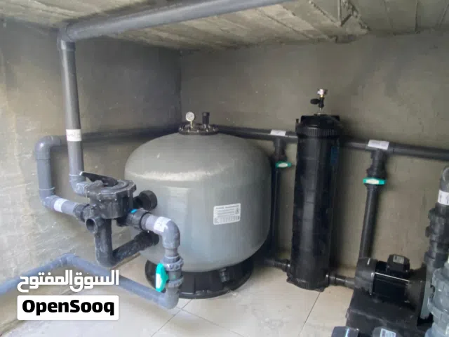 معدات مسابح مضخات وفلاتر ومحابس مواسير صفابت ودفاعات اضوية مسابح