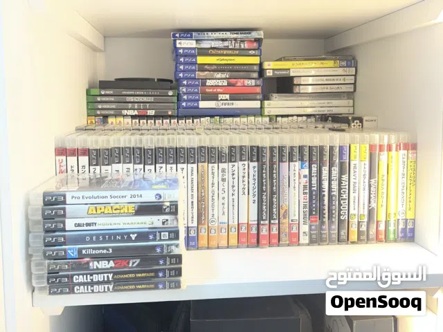 اشرطه psp ps1/2/3/4 Wii Xbox one Xbox 360 اشرطه متنوعة