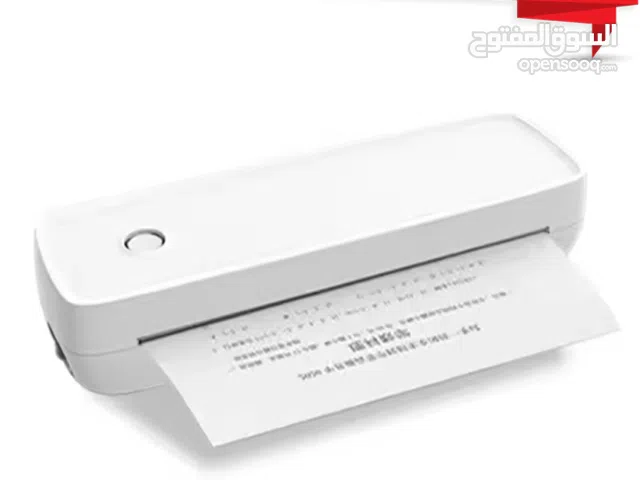 طابعه لاسلكية محمولة A4 حراري بدون حبر - موديل AL80