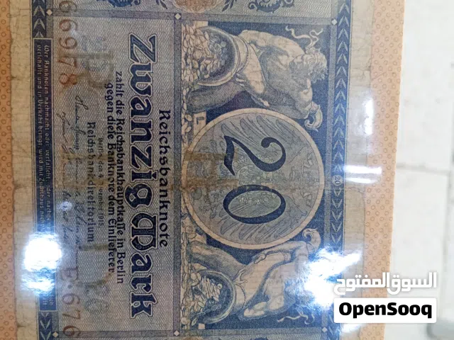 عملات ورقية منوعة القطعة بدنارين