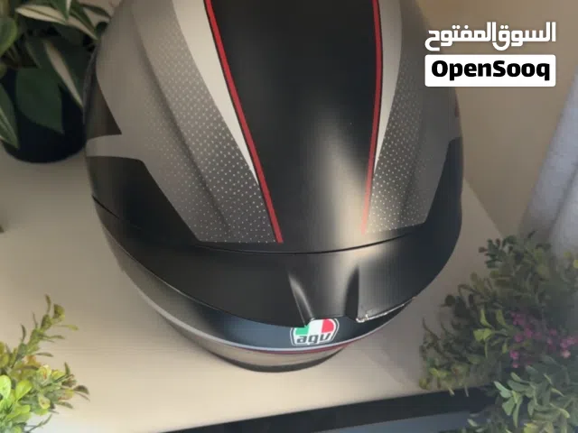 K1 agv matte black grey/red Size Large