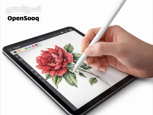 قلم ستايلس عالمي مغناطيسي قابل للشحن USB-C  قلم ستايلس عملي ومتوافق مع مختلف الأجهزة، بس