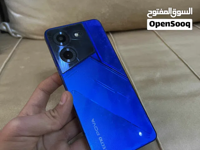 تكنو بوفا 5 الجهاز نضيف فيه كسر بسيط فـ الشاشة