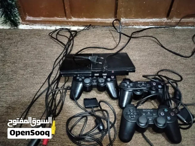جهاز بلاي ستيشن 2 مع ثلاث ايادي مع اثنين سيدي مع كامل الاغراض