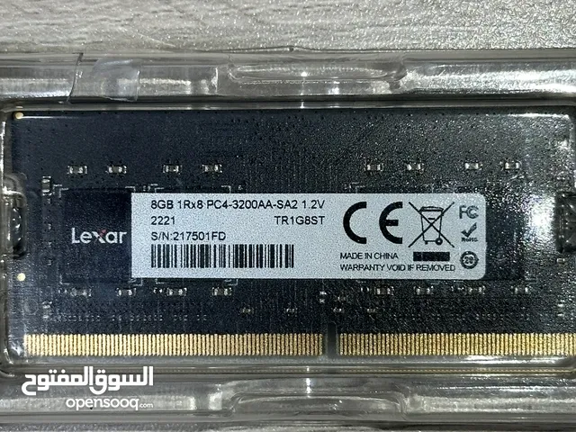 رام Lexar 8GB DDR4 للابتوب