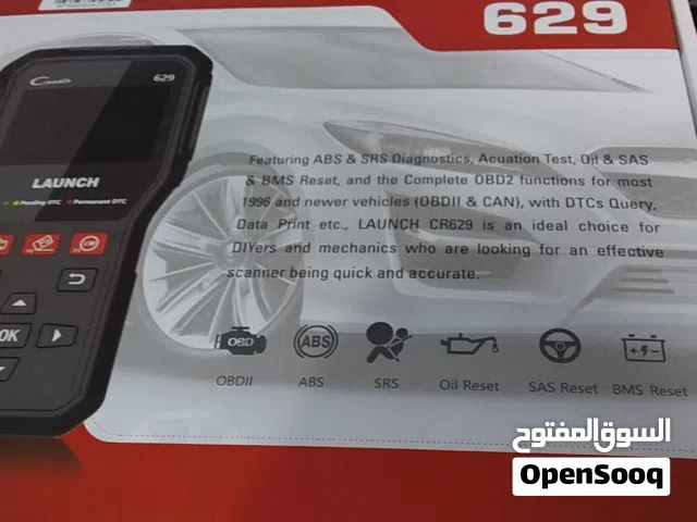 LAUNCH CR629 Engine ABS SRS Oil SAS BMS Code Reader OBD2 Scanner Diagnostic Tool