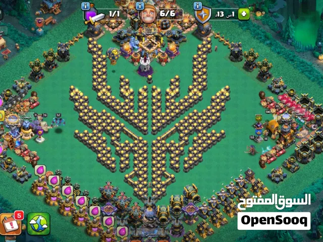 حساب كلاش اوف كلانس قوي وبسعر حلو