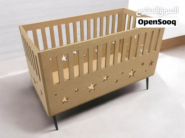 تخت بيبي جديد مع فرشه