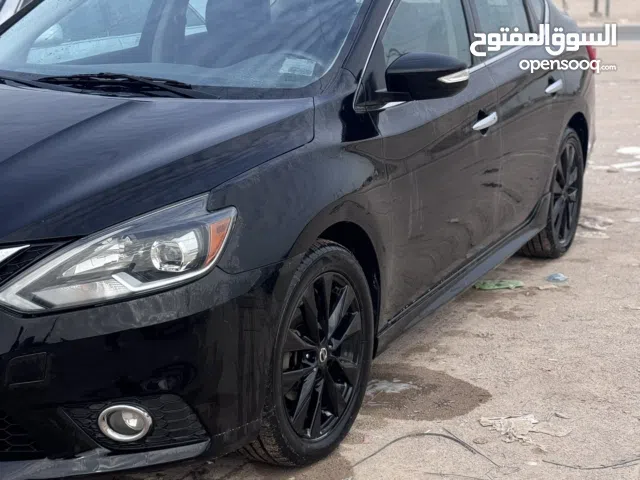 نيسان سنترا 2017 SR رياضي مواصفات عاليه ومميزه كفاله عدا بارد بالجاملق الأيمن بدون صبغ